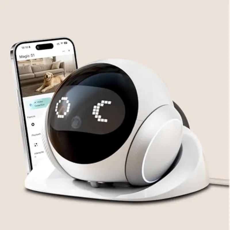 Smart Home Monitor - Movable Indoor Pet Robot Camera with