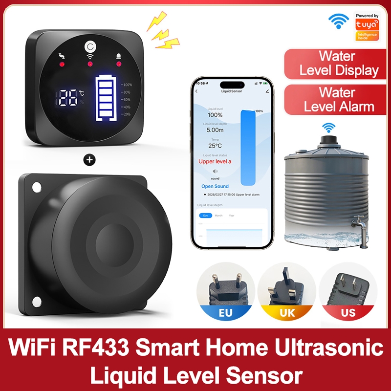 Smart Home Water Level Sensor - T UYA WiFi RF433 Smart Home