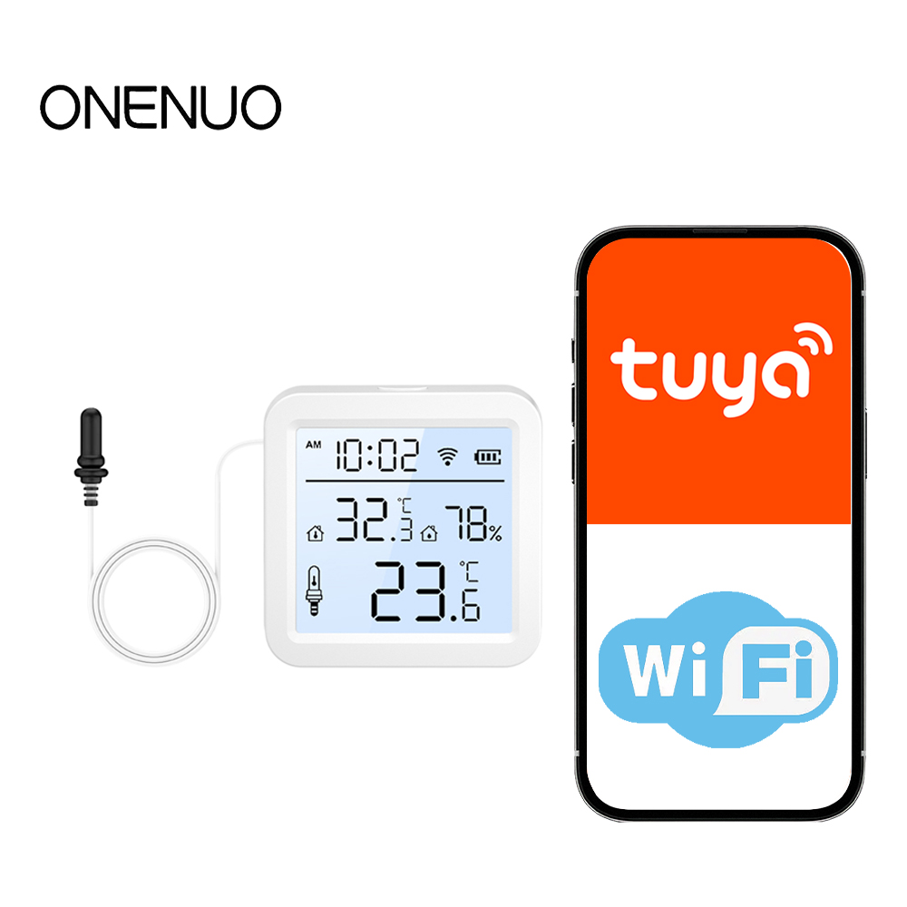 Smart Home Monitor - WiFi Humidity Temperature Sensor with External
