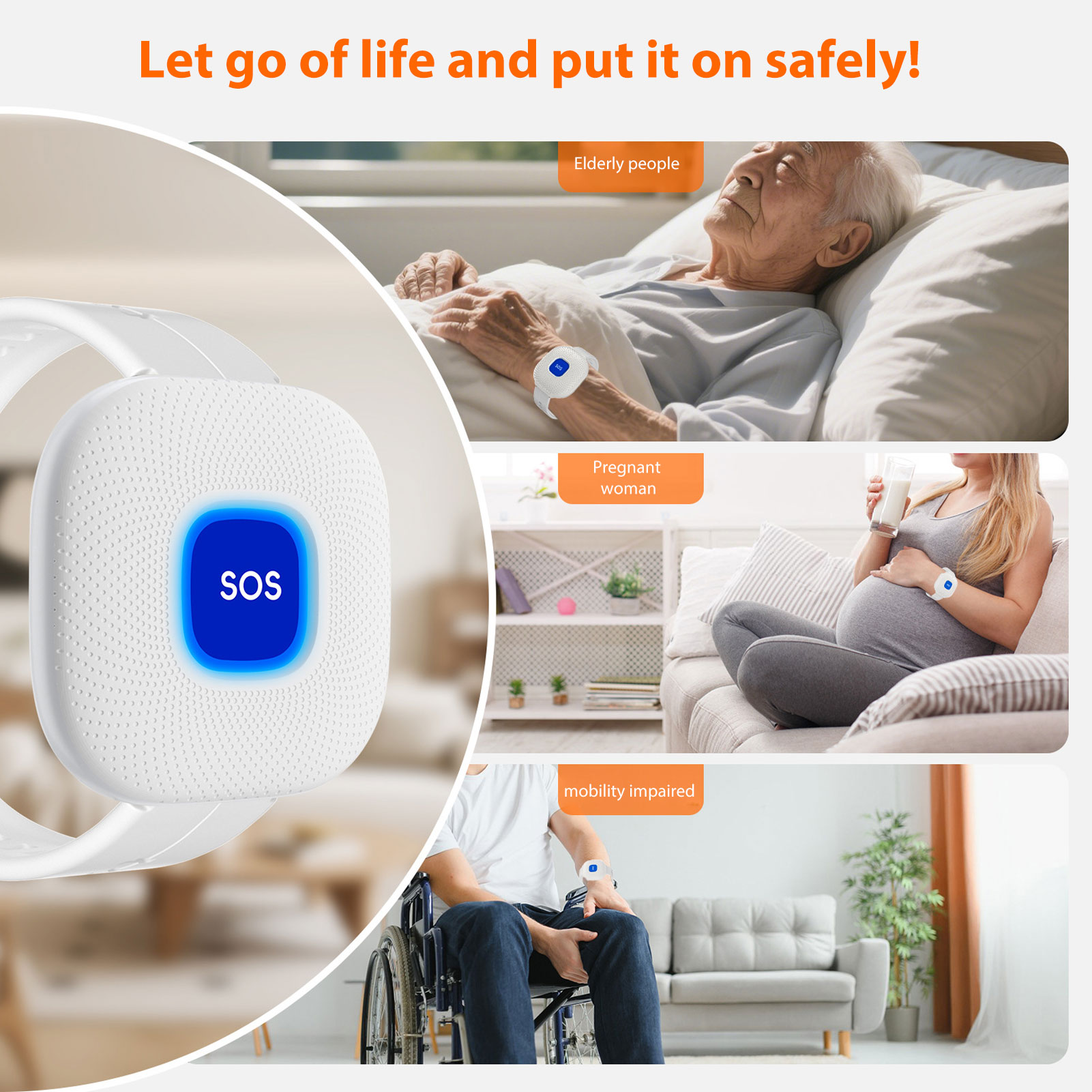 Wireless Pager Call Button WiF - Smart Elderly Home review and price