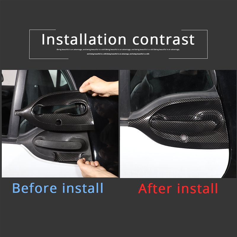 ABS plastic Car Outer Door Bow - Smart Home Logo review and price