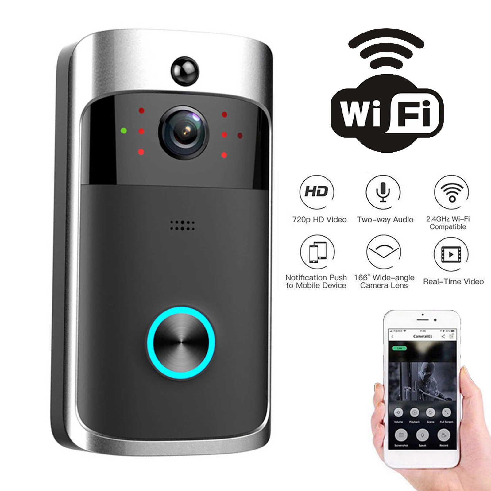 2026 NEW V5 Video Door Bell Wi - Smart Home Video Doorphone Ezviz review and price