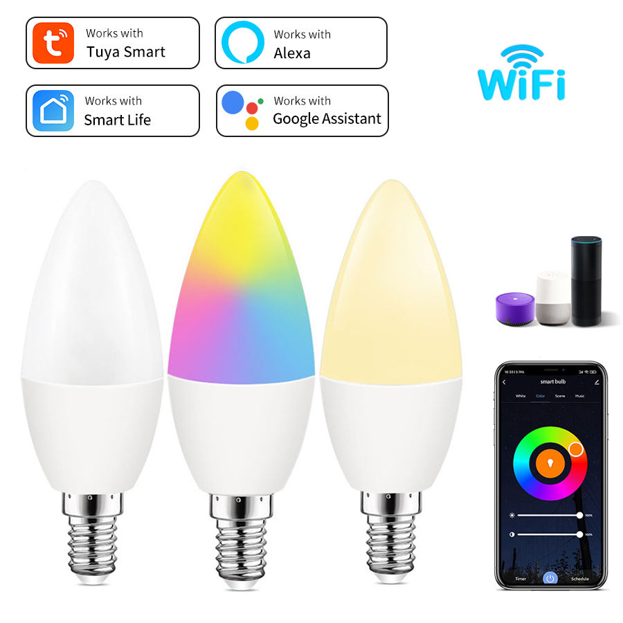 220V 5W 7W 9W Tuya Smart Wi-Fi - Smart Home Google review and price