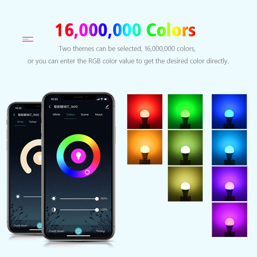 220V 5W 7W 9W Tuya Smart Wi-Fi - Smart Home Google review and price