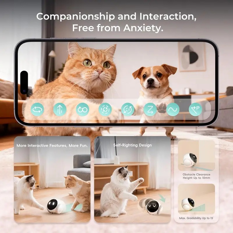 Movable Indoor Pet Robot Camer - Smart Home Monitor review and price