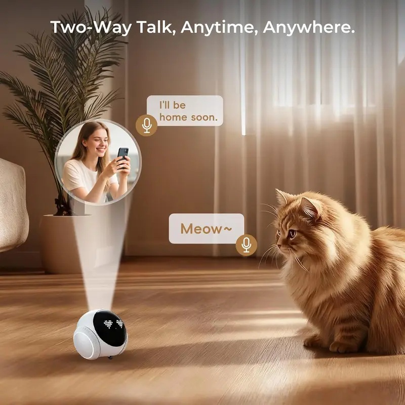 Movable Indoor Pet Robot Camer - Smart Home Monitor review and price