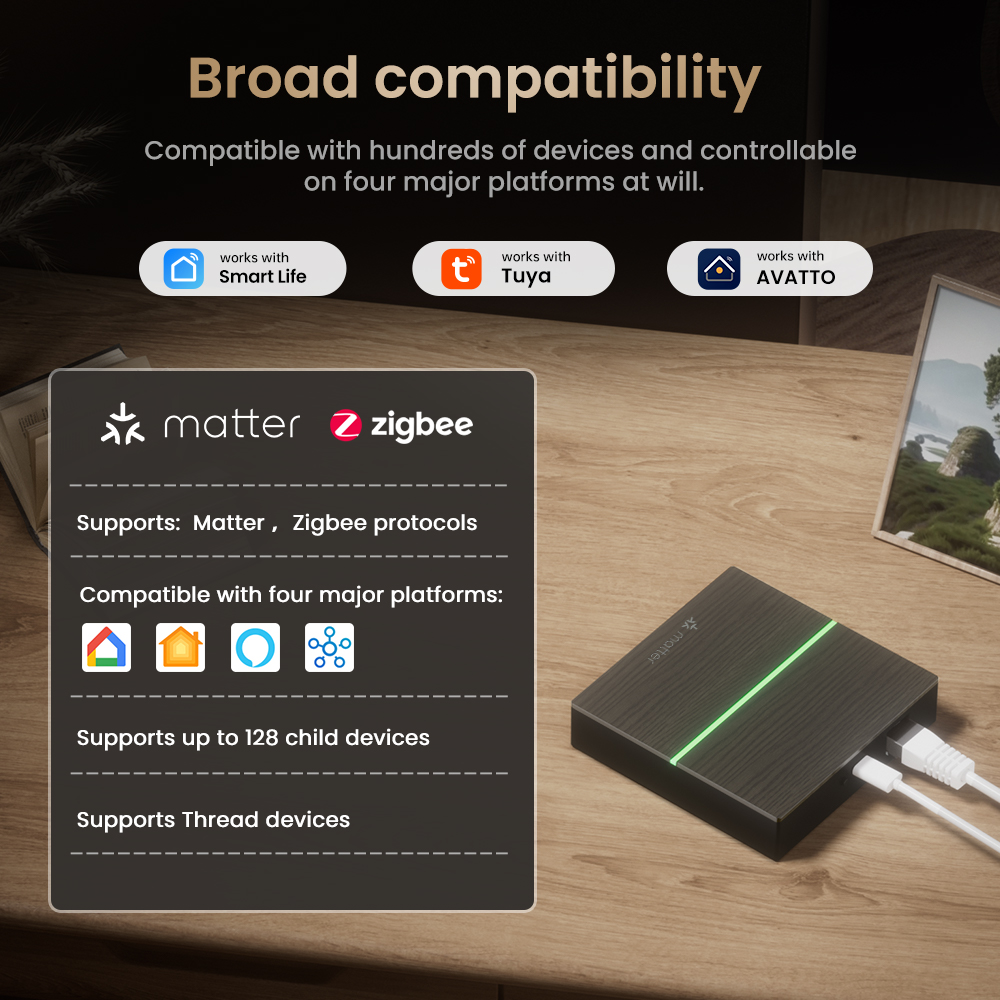 AVATTO Matter Smart Wired Gate - Smart Home Hub Matter review and price