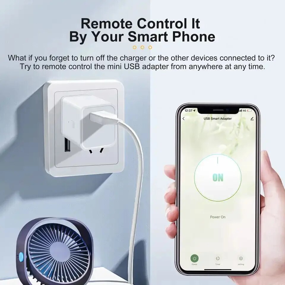 Tuya Smart WiFi Micro USB Adap - Smart Home Google review and price