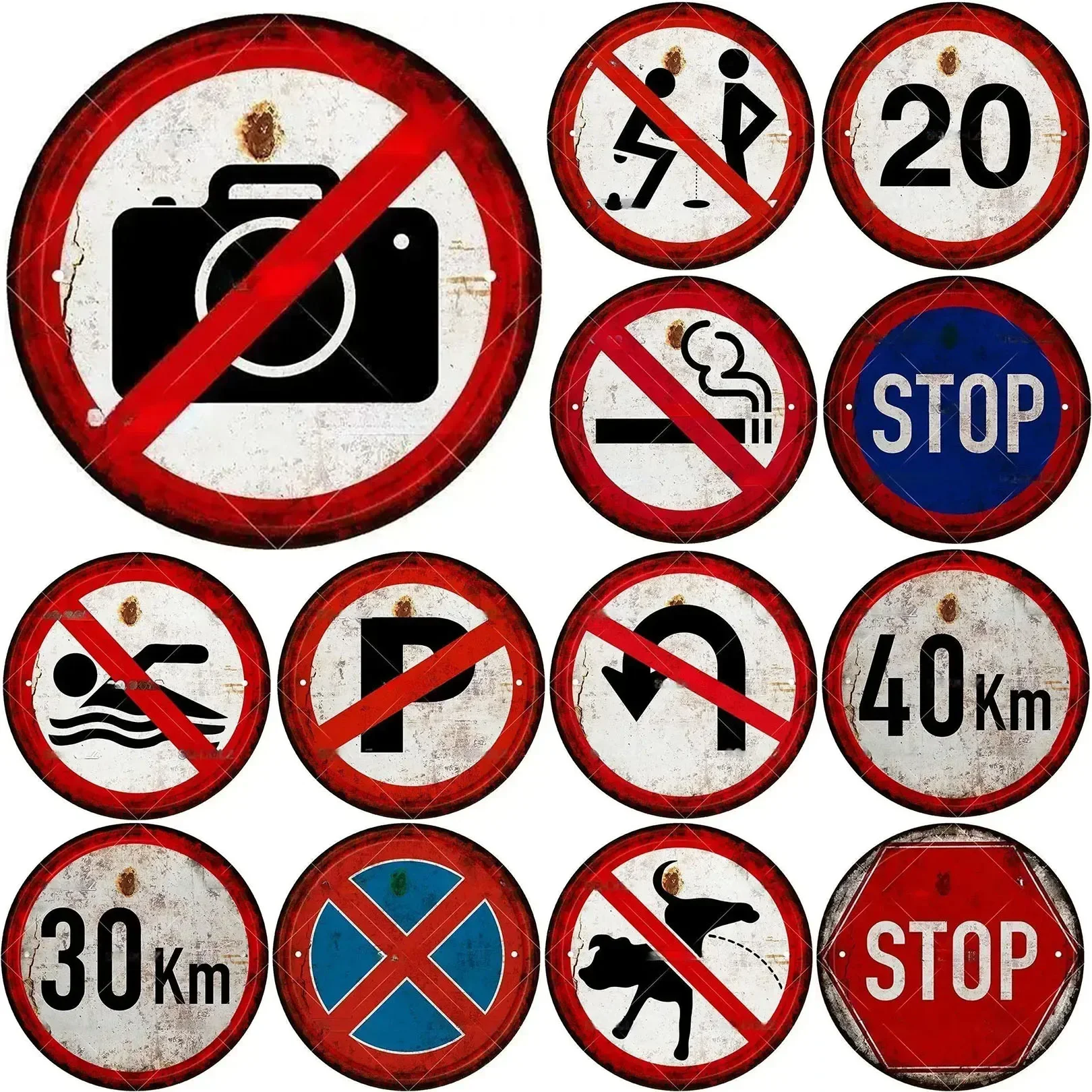 Vintage Man Cave Metal Signs T - Smart Home Poster review and price