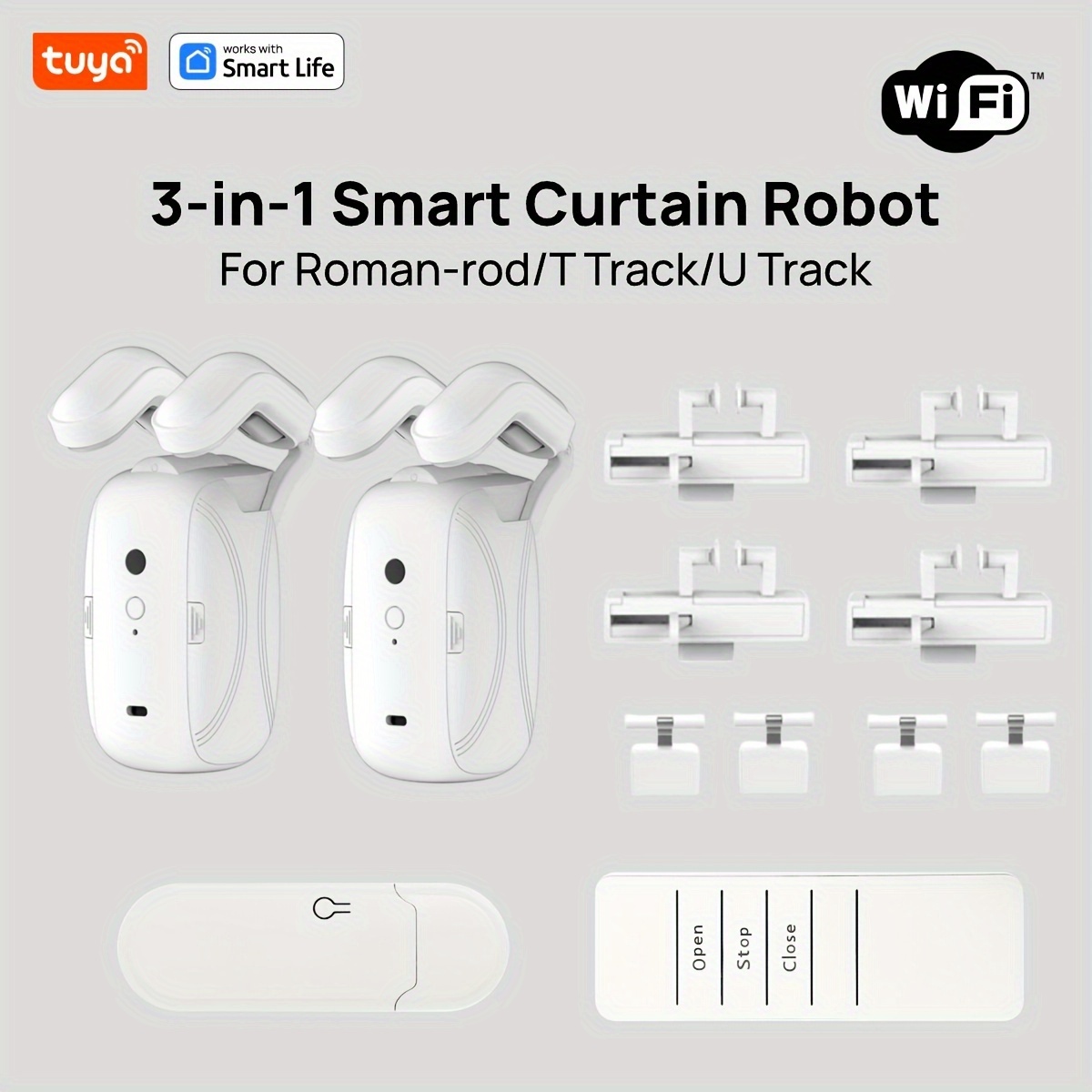 1/2PCS Tuya Smart WiFi Curtain - Smart Home Hub Matter review and price