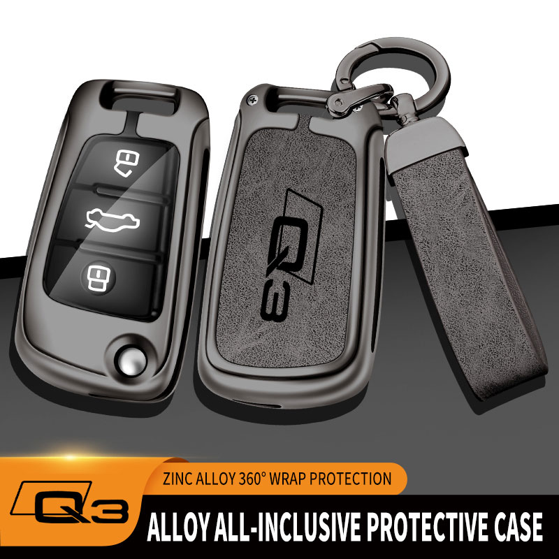 Zinc Alloy Car Key Case For Au - Smart Home Logo review and price