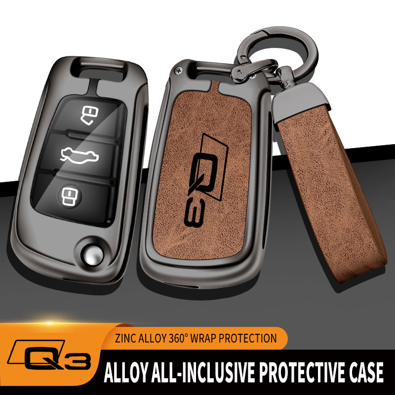 Zinc Alloy Car Key Case For Au - Smart Home Logo review and price
