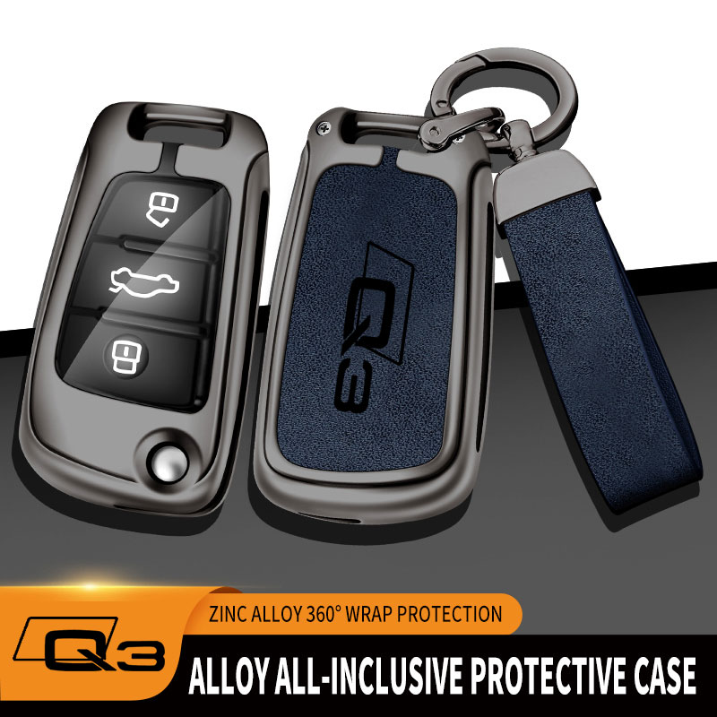 Zinc Alloy Car Key Case For Au - Smart Home Logo review and price