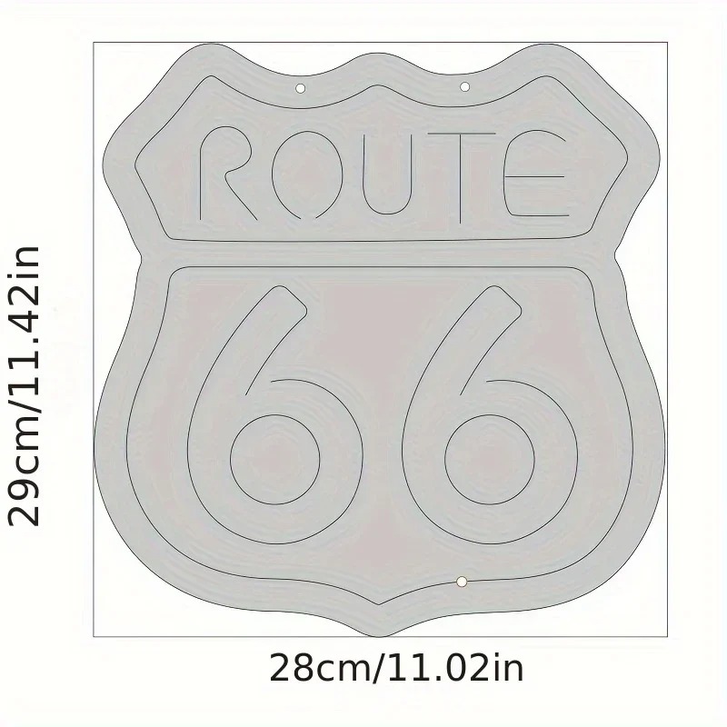 Historic Route 66 Neon Sign Ho - Smart Home Poster review and price