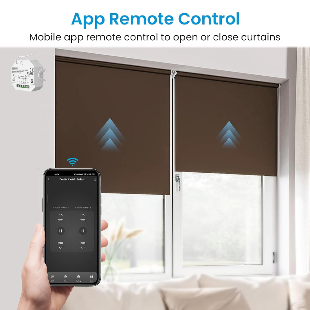 Smart Curtain Switch for Rolle - Smart Home Google review and price