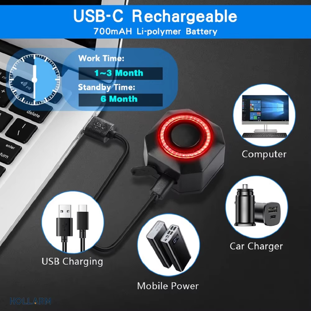 Hollarm Smart Bike Taillight A - Smart Home Hub Matter review and price