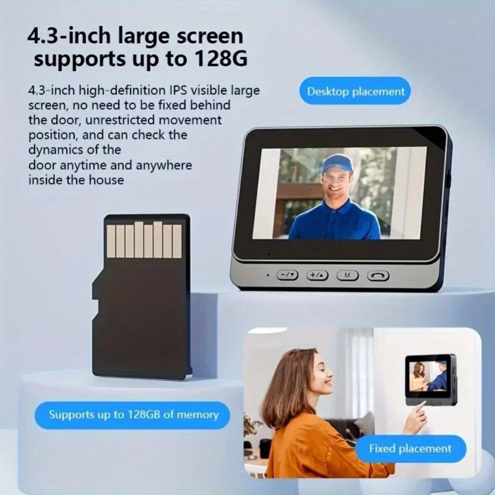 4.3'' IPS Screen 2.4G Wireless - Smart Home Video Doorphone Ezviz review and price