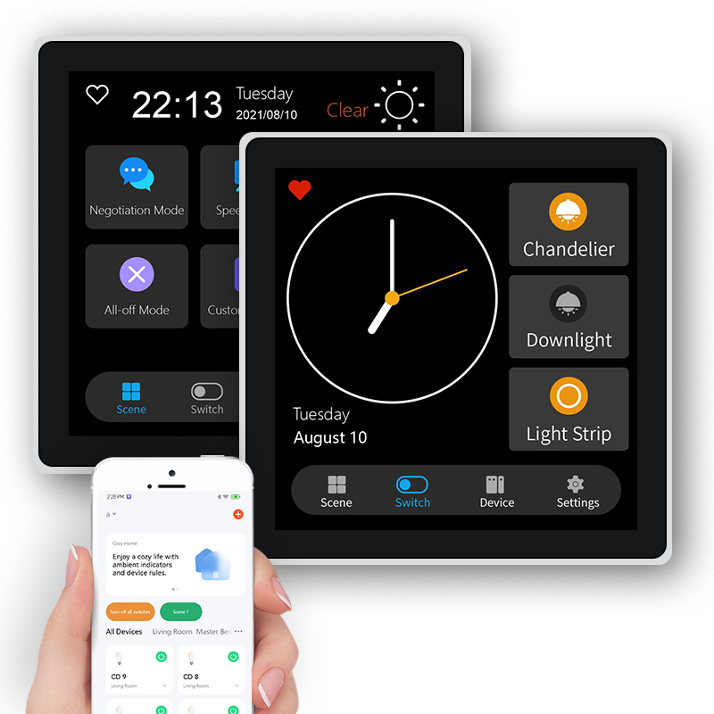 FUERS 4 Inch Touch Screen Mult - Smart Home Monitor review and price