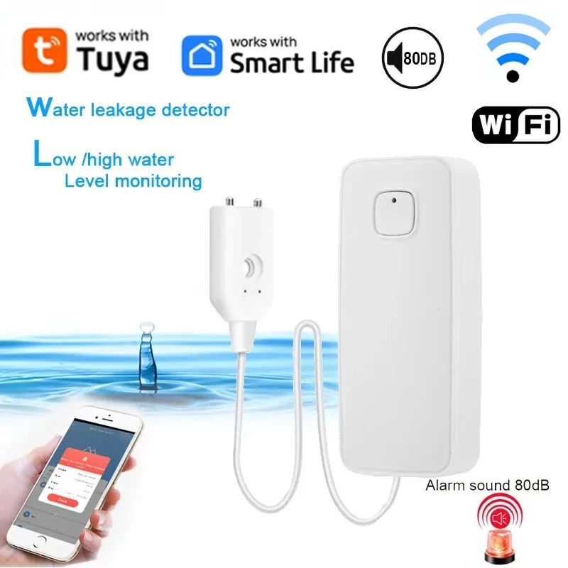 Tuya Smart Home WiFi Water-Lea - Smart Home Water Level Sensor review and price