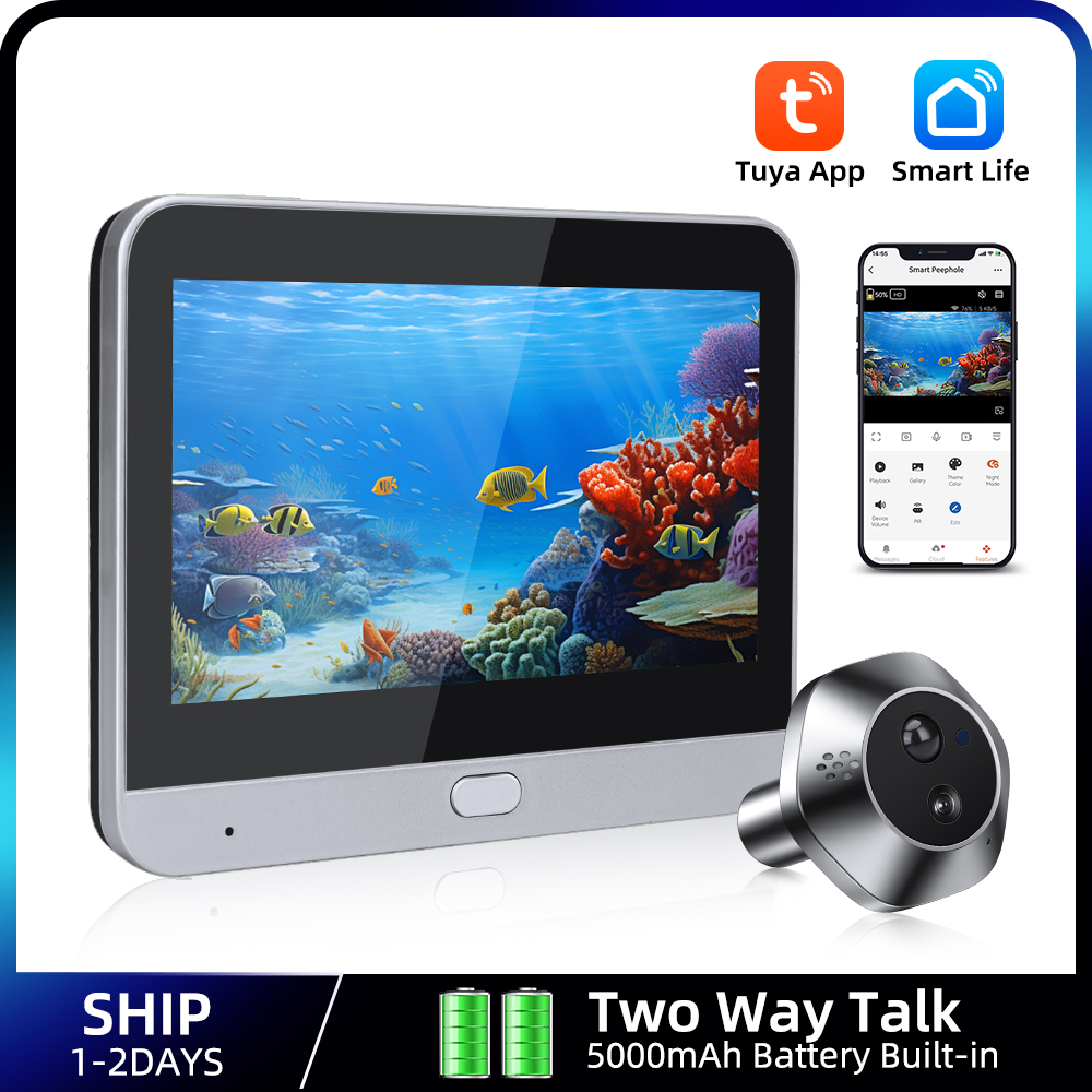 1080P WiFi Peephole Tuya Smart - Smart Home Video Doorphone Ezviz review and price