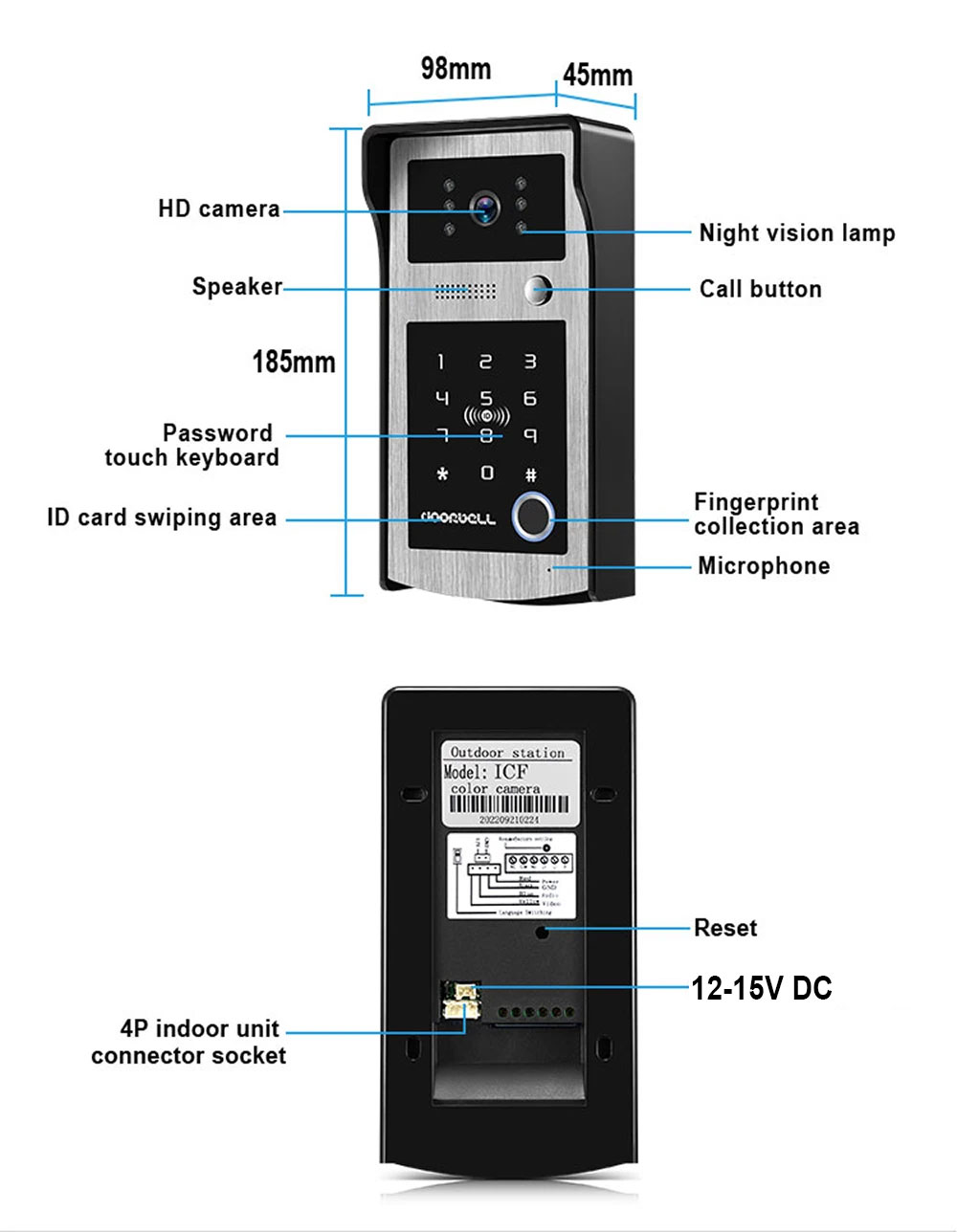 Wifi Tuya 7 Inch Touch Screen  - Smart Home Video Doorphone Ezviz review and price