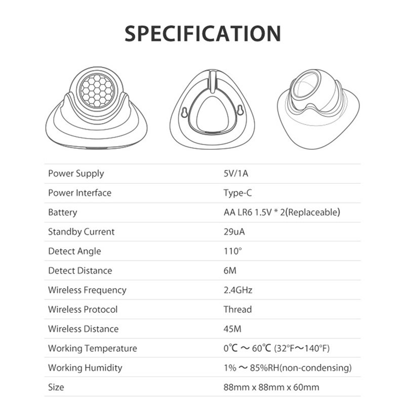 FEDI-Matter Thread Human Prese - Smart Home Hub Matter review and price